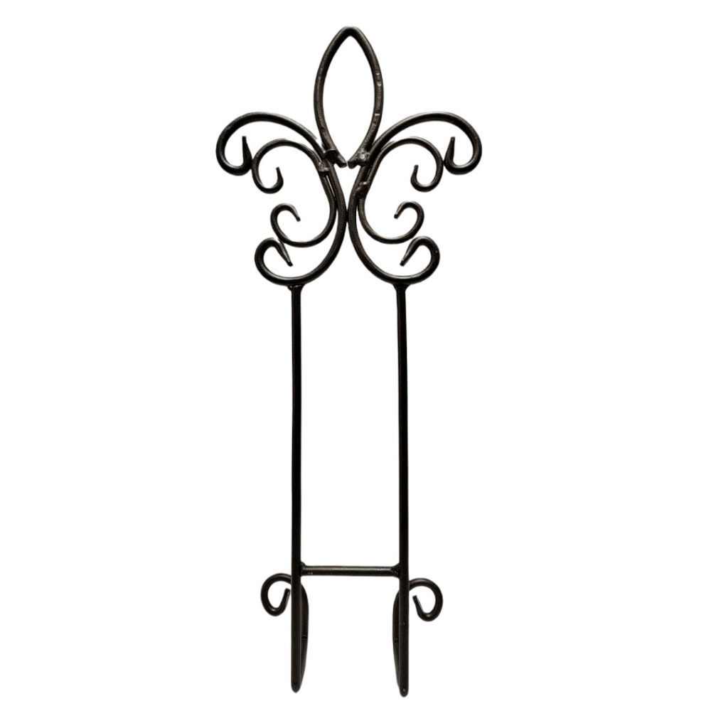 Fleur de Lis plate/photo hanger - Picture 3 of 4